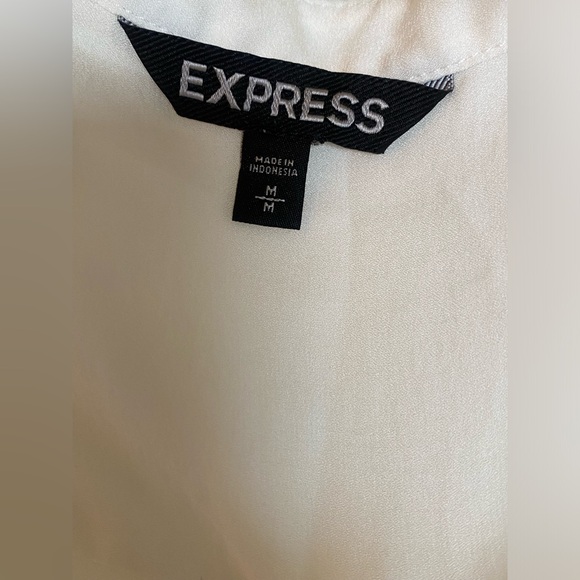 Express Sheer Button Down Top - Picture 4 of 7